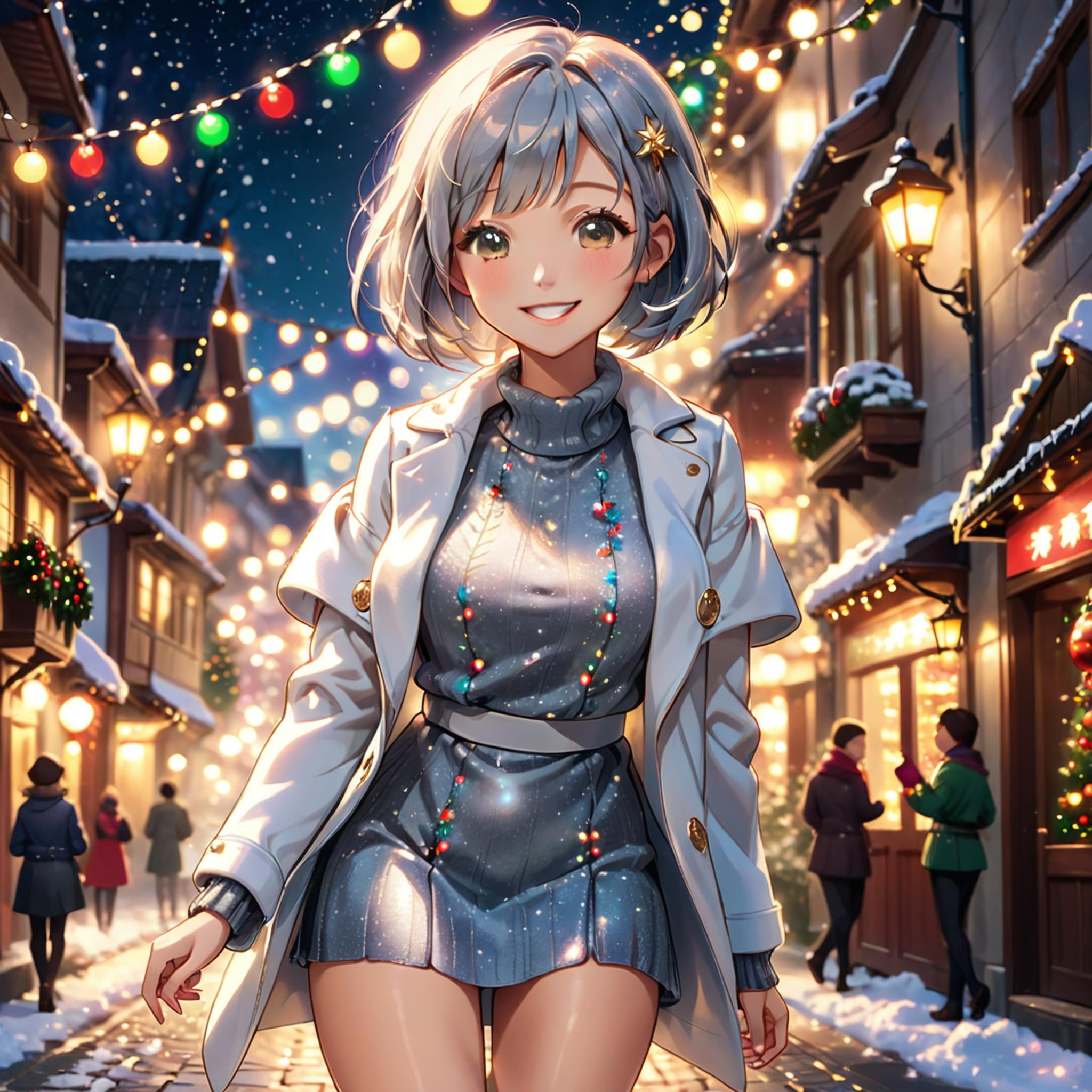 💓雪が降るかな？(*'▽') | の人気AIイラスト・グラビア