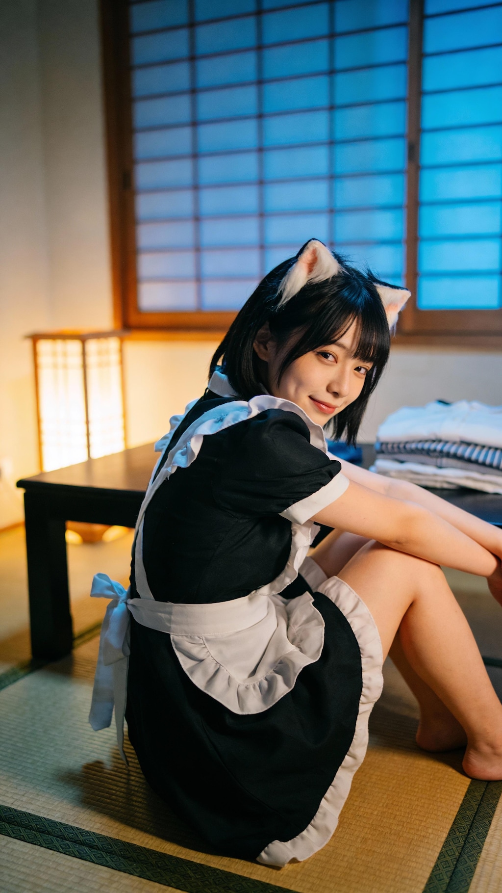 The Slumbering Feline Maid