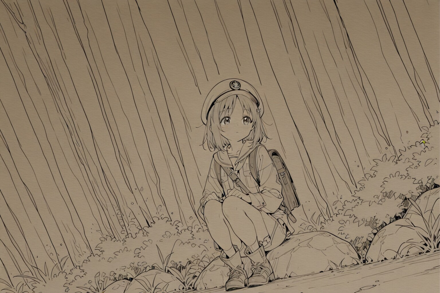 簡単呪文で「冒険に出掛けよう！」を生成してみた。