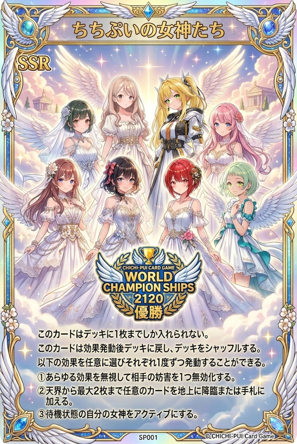 SSRカード：ちちぷいの女神たち