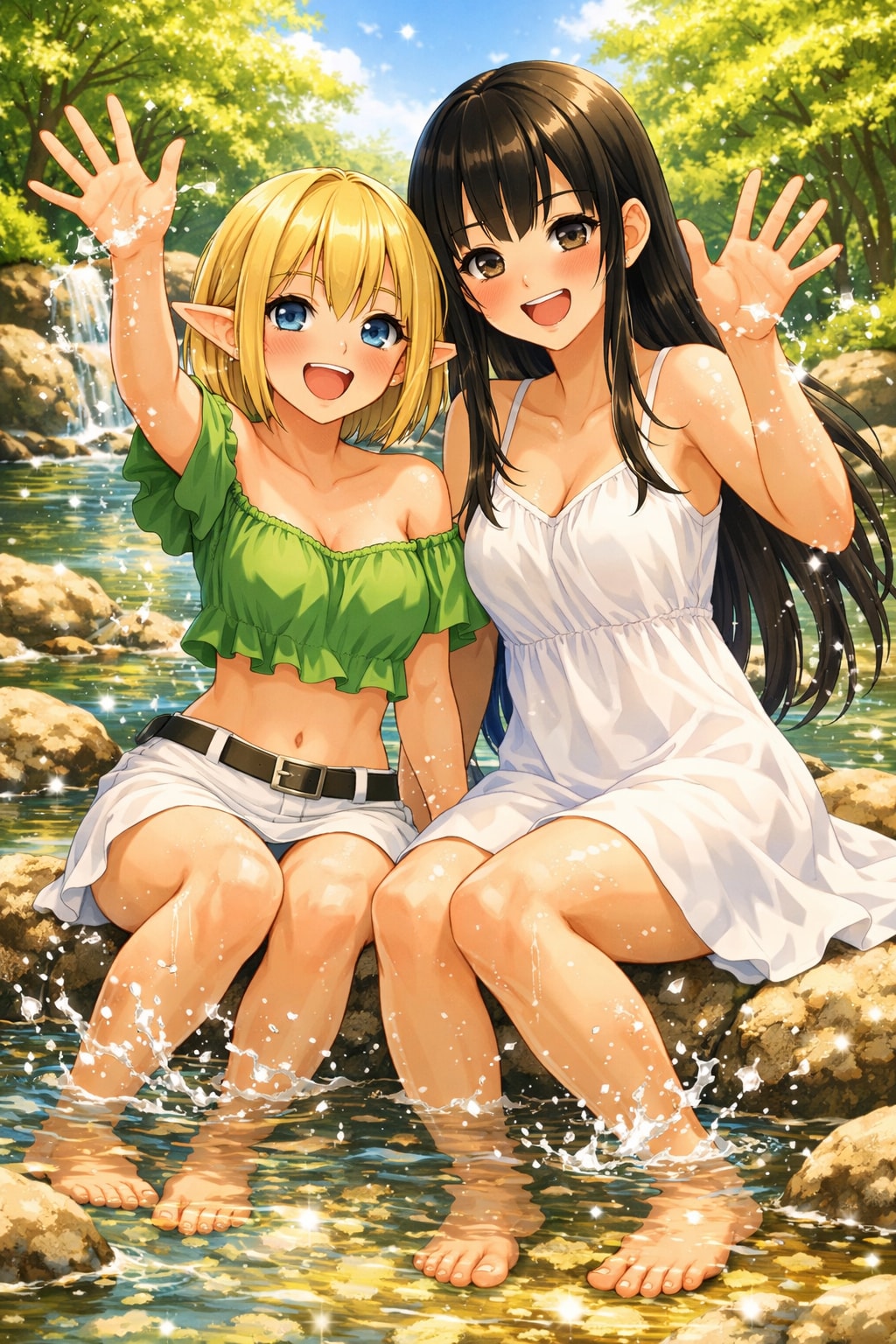 夏より熱い2人（暑中見舞いの日）