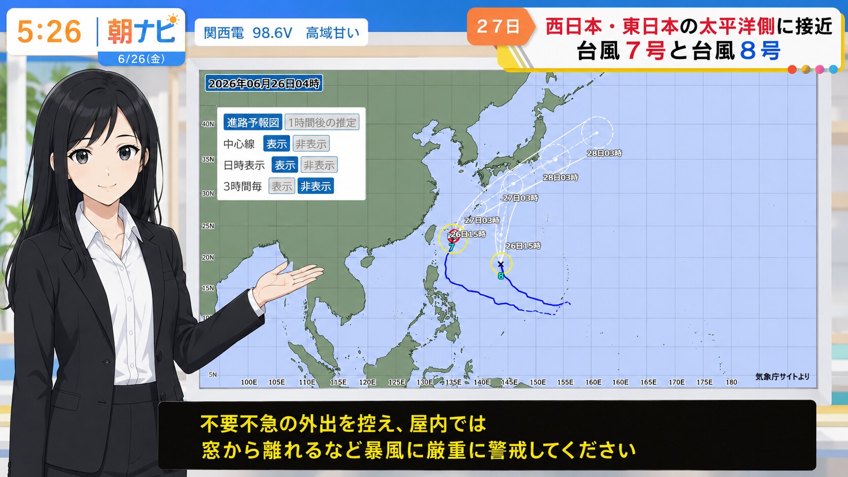 台風情報