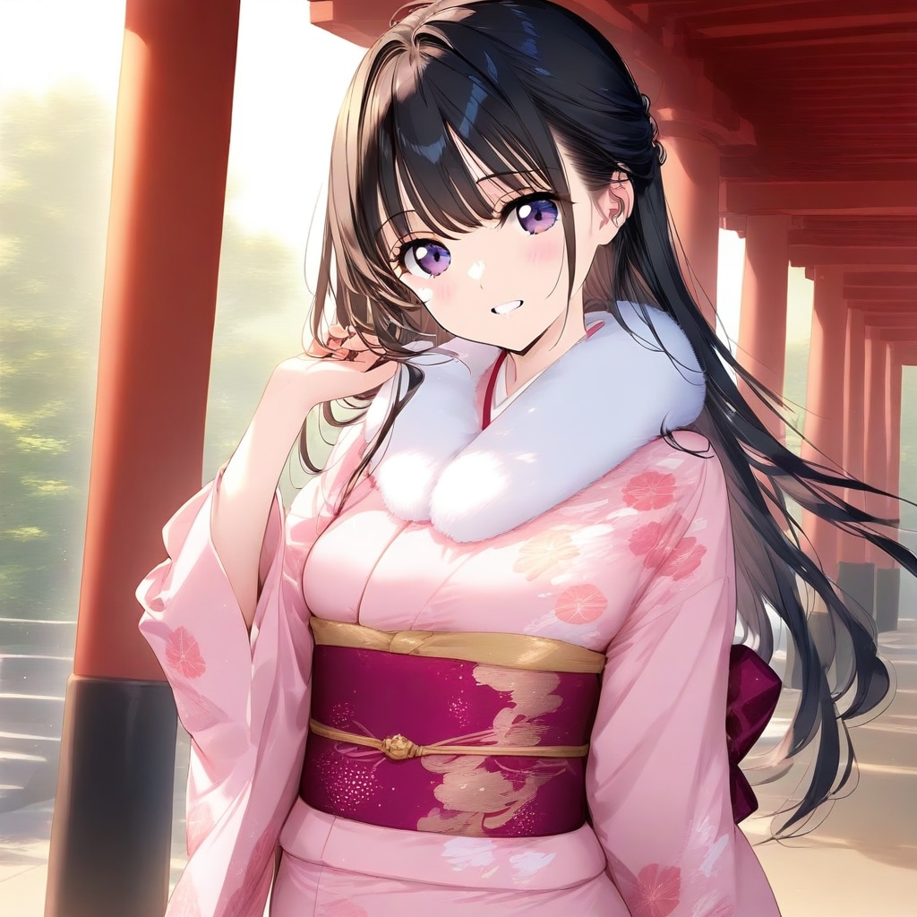 初詣の凛ちゃん