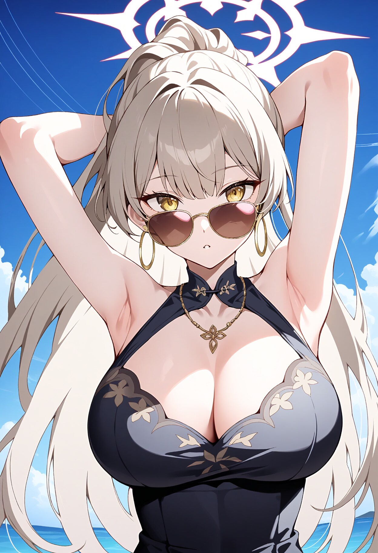 ブルーアーカイブ　水着なぎさ