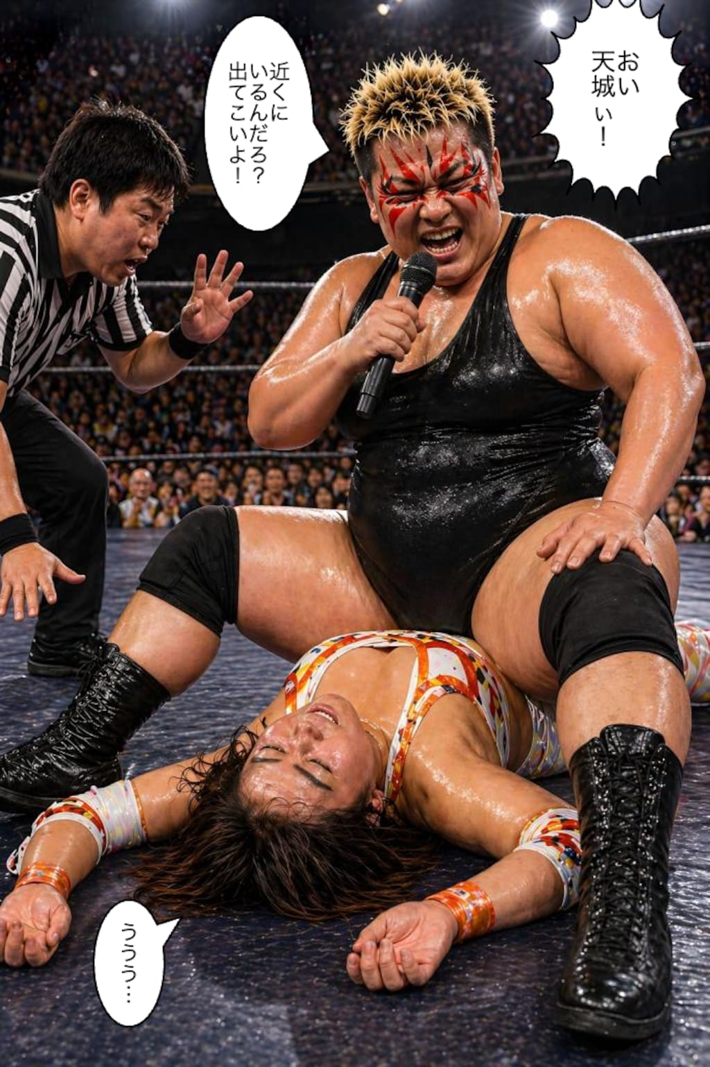 2人のトップレスラー
