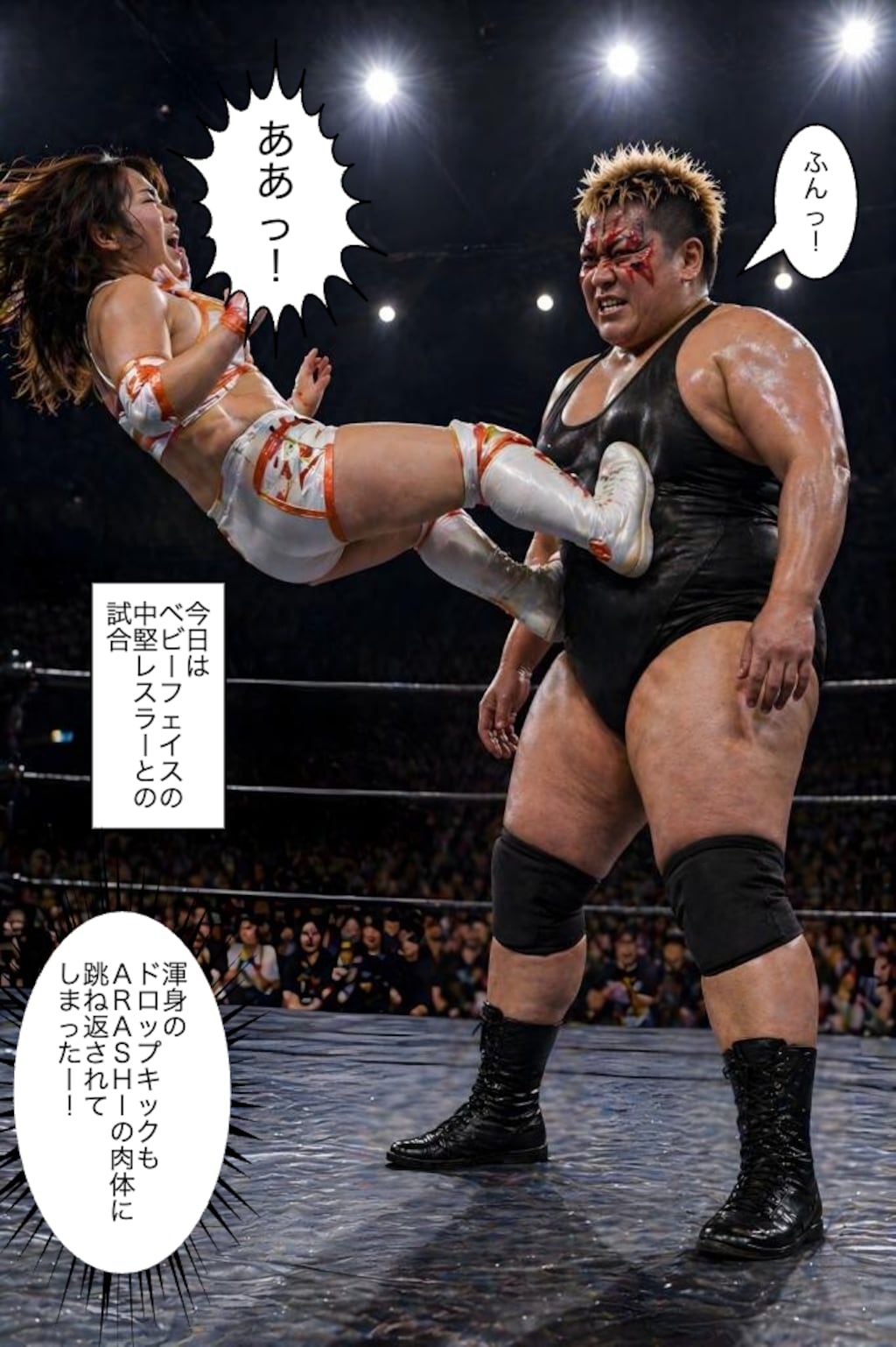 2人のトップレスラー
