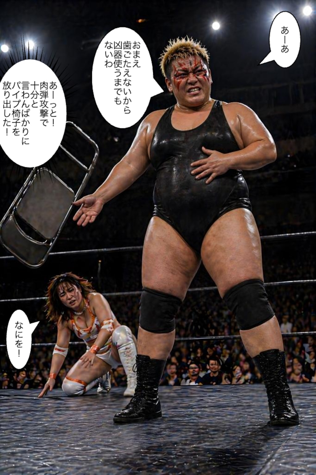 2人のトップレスラー