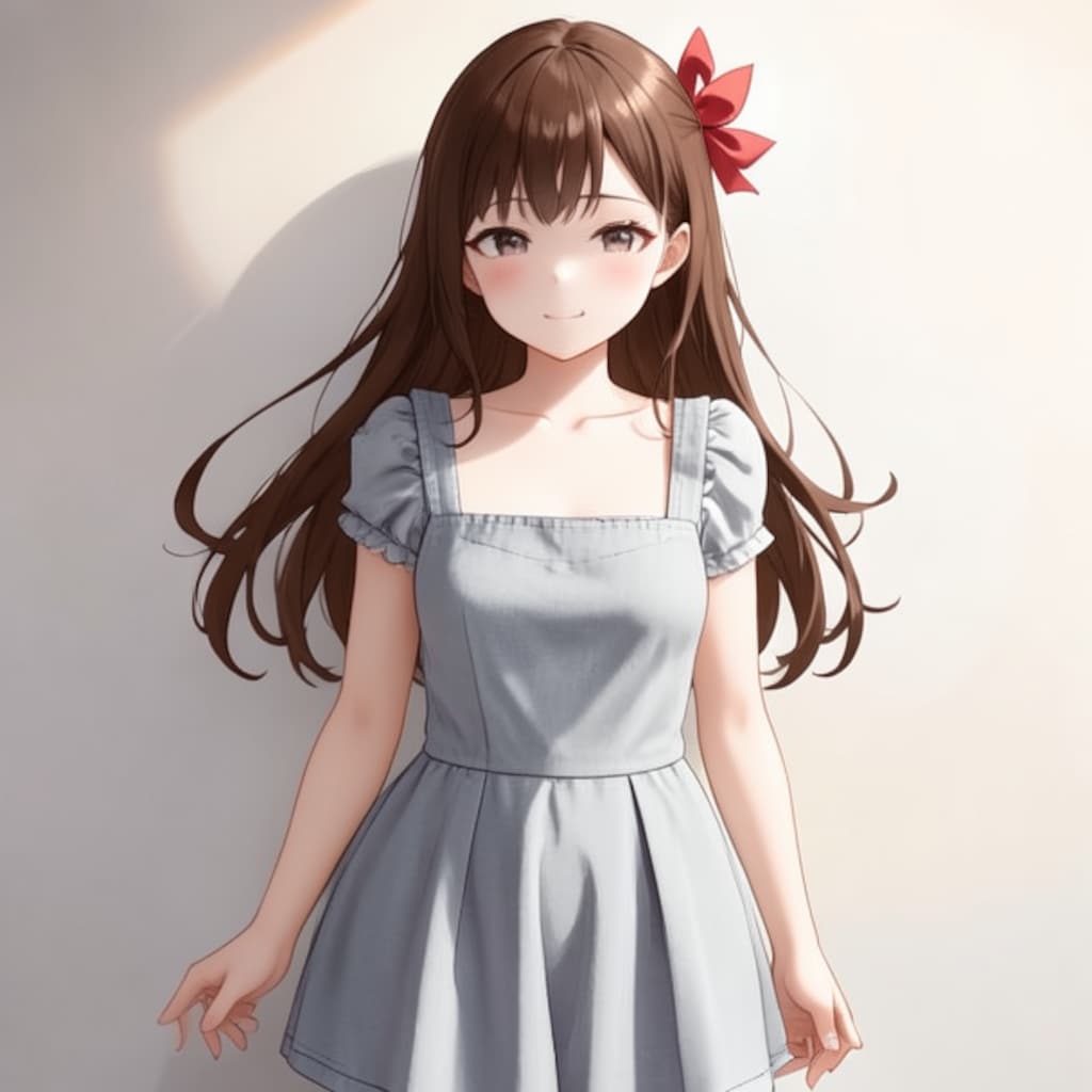 静かな笑顔