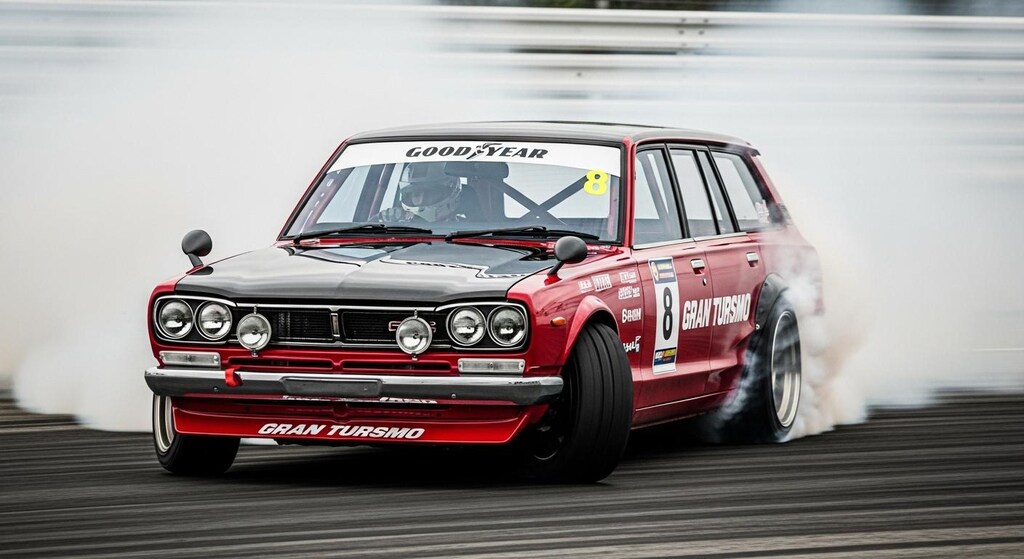 スカイラインワゴンのドリ車