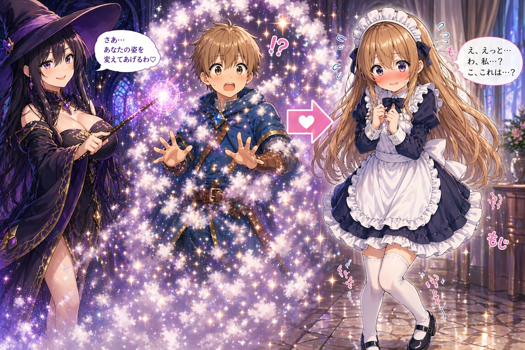 新旧GTPでお試しTSメイドさん