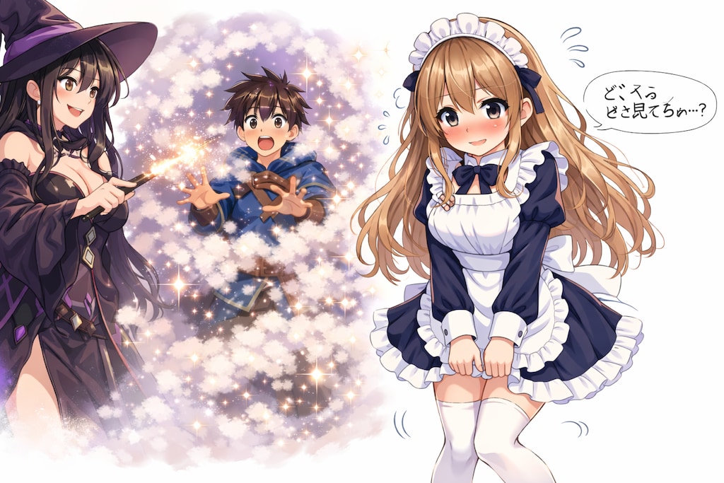 新旧GTPでお試しTSメイドさん