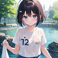 水遊びしてる子 2枚目