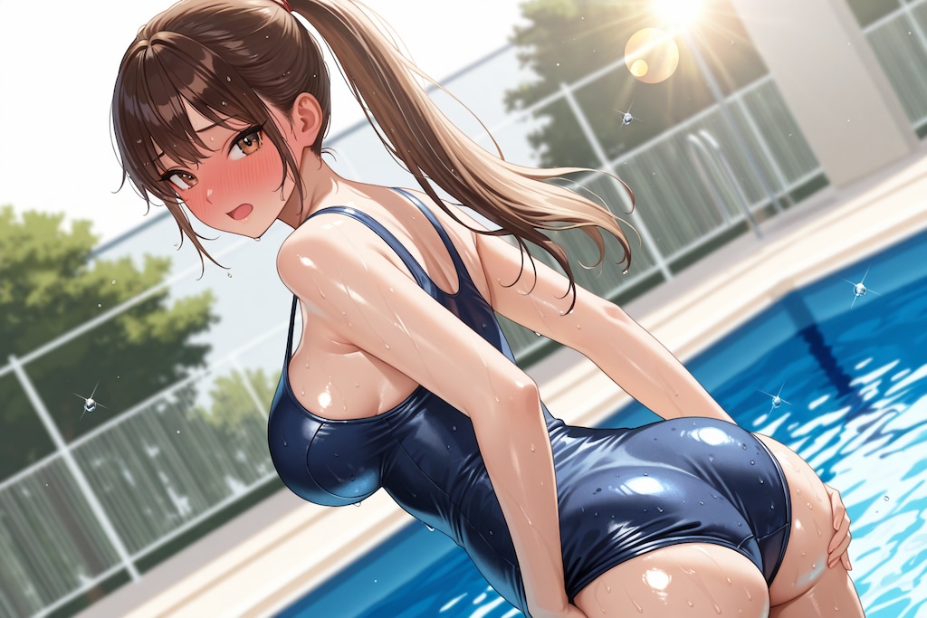 うちの子たちのスクール水着