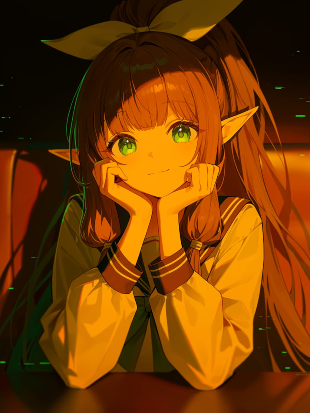エルフの女の子