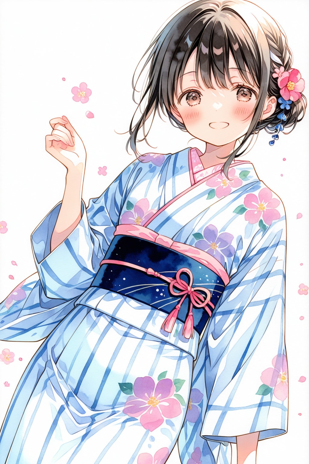 浴衣女子 | の人気AIイラスト・グラビア