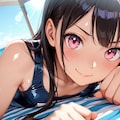 【本日の板野ちゃん】「旧スクール水着ってマニアックね・・・」 8枚目
