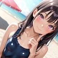 【本日の板野ちゃん】「旧スクール水着ってマニアックね・・・」 3枚目