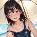 【本日の板野ちゃん】「旧スクール水着ってマニアックね・・・」 5枚目