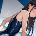【本日の板野ちゃん】「旧スクール水着ってマニアックね・・・」 4枚目