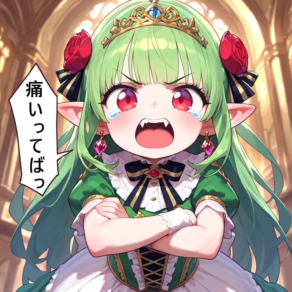 イヤリングに慣れないエルフ姫 | の人気AIイラスト・グラビア