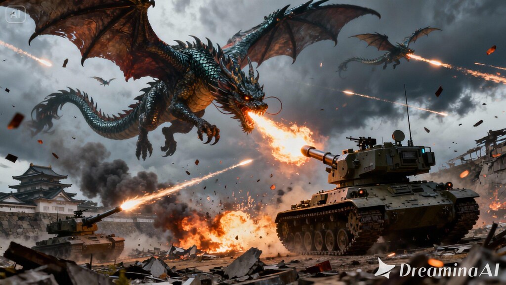 対空自走砲 vs ドラゴン