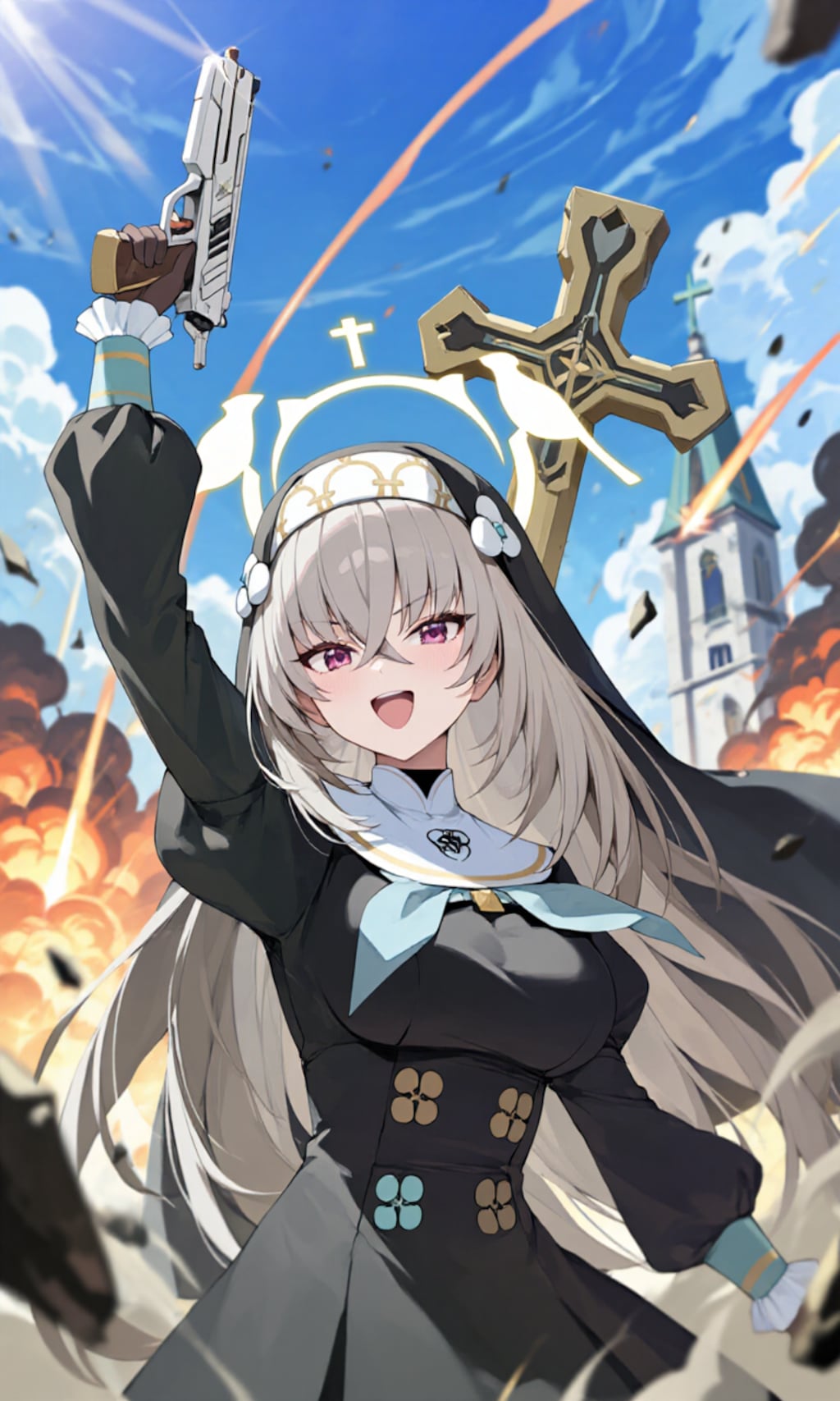 銃器修道女　やったぜ！