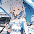 レースクイーンのフリーレン 2枚目