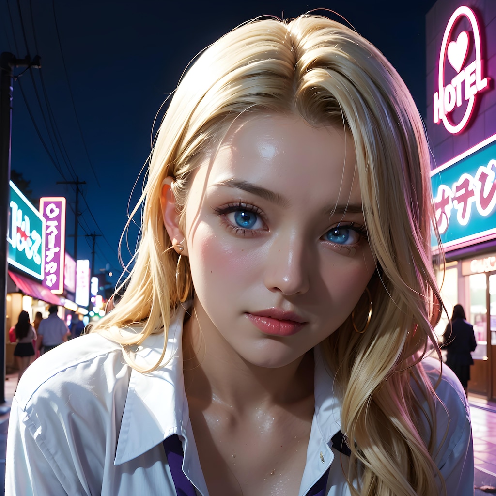 風俗街のギャル 1