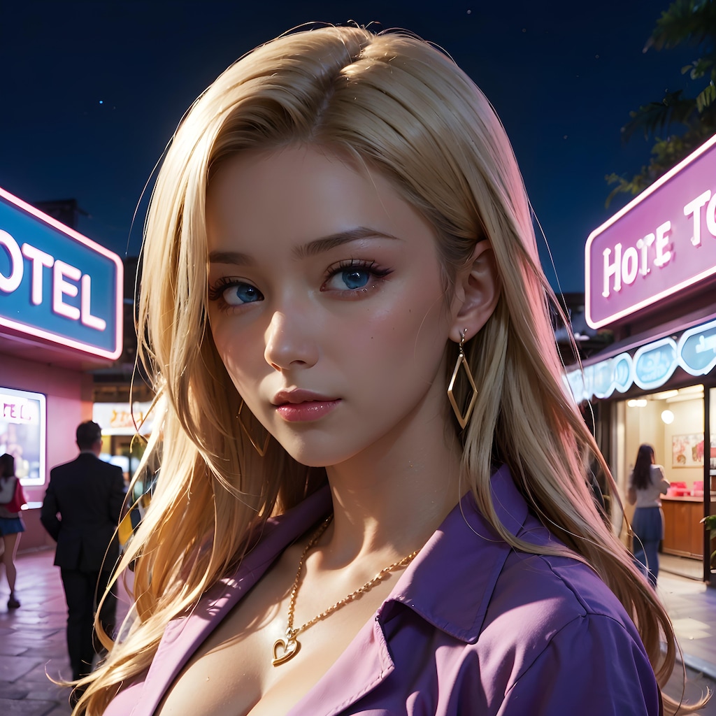 風俗街のギャル 1