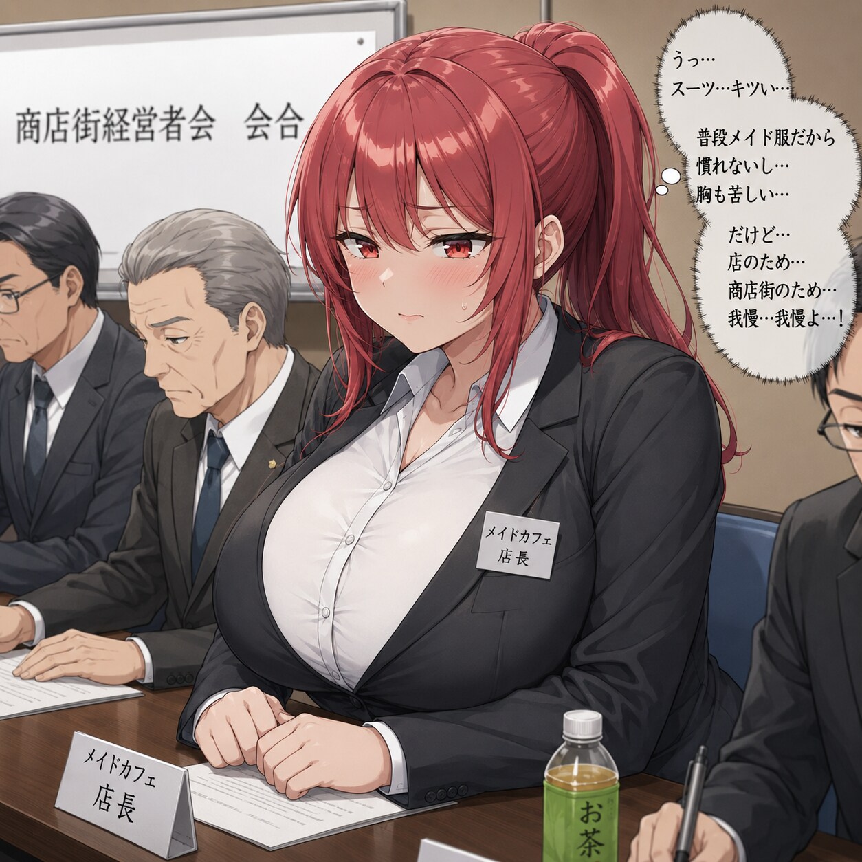 商店街の経営者の会合