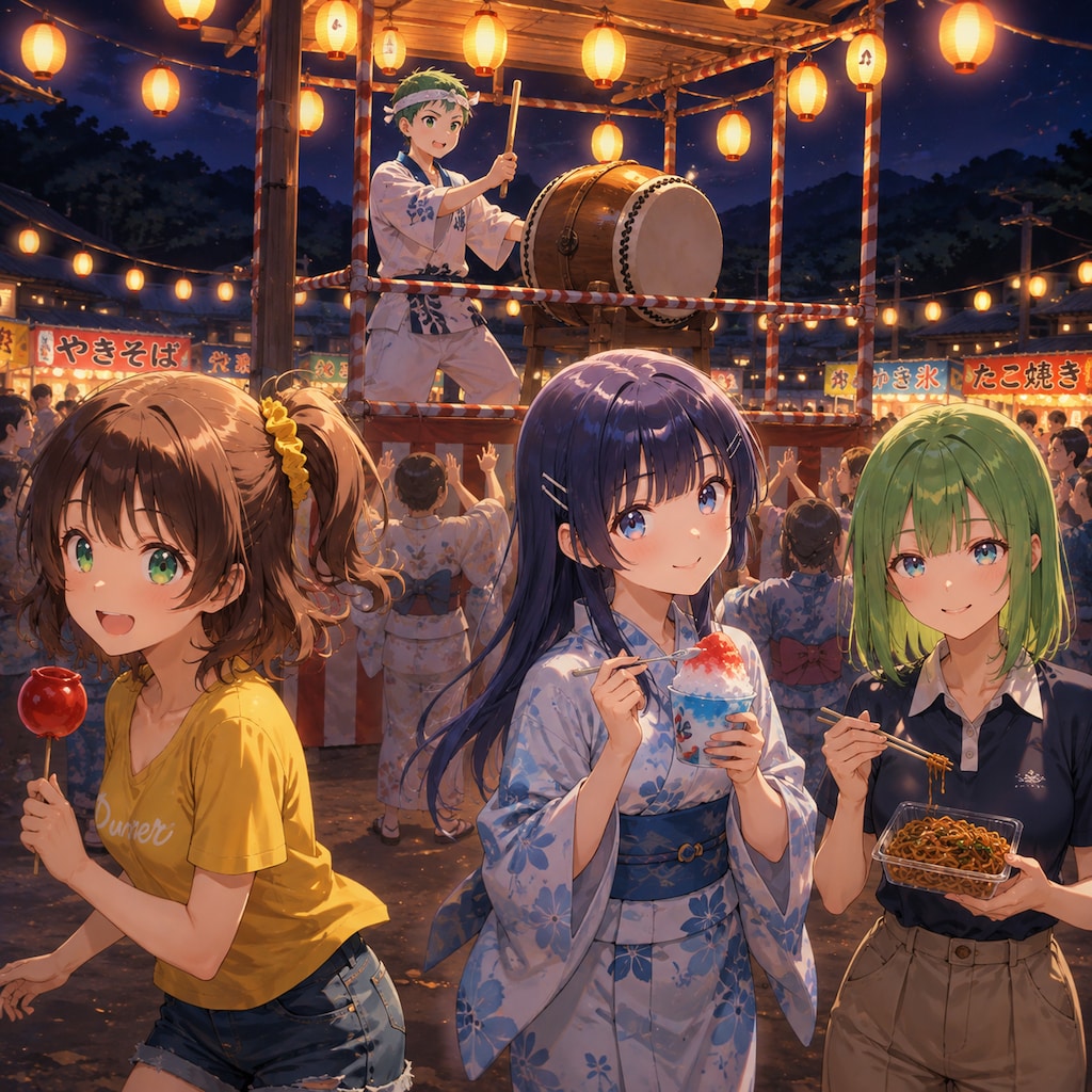 夏祭り行きましょ