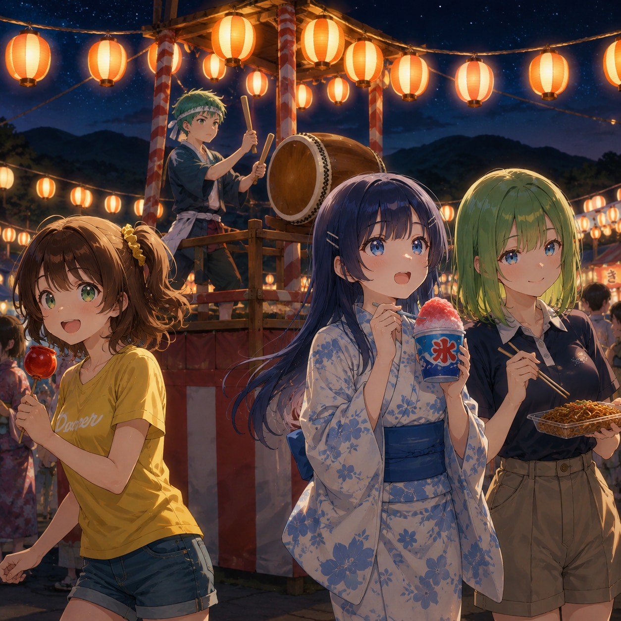 夏祭り行きましょ