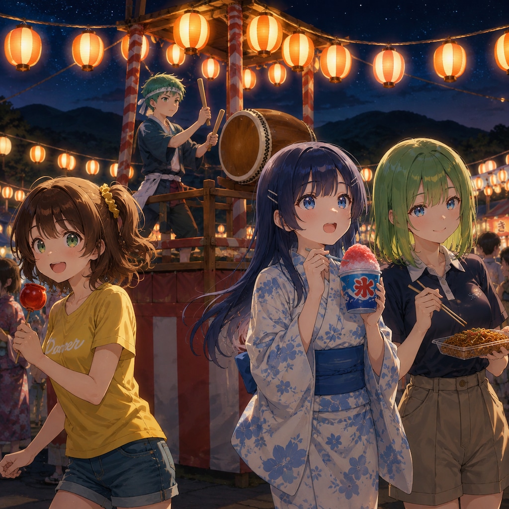 夏祭り行きましょ