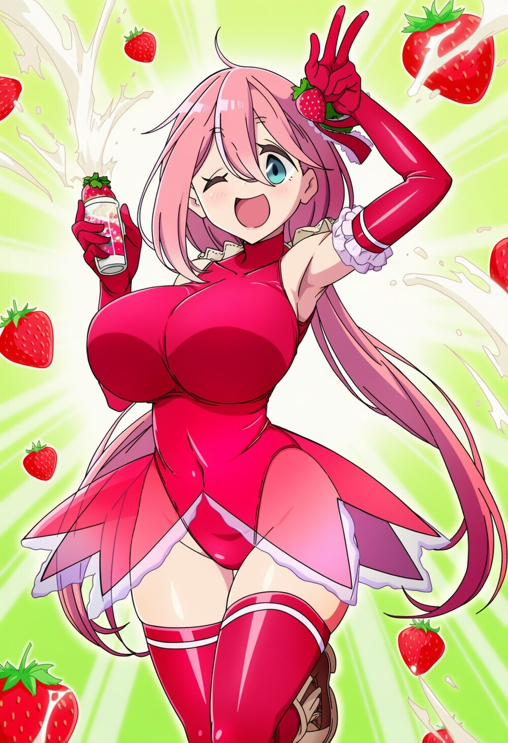魔法少女コスプレいちご人妻