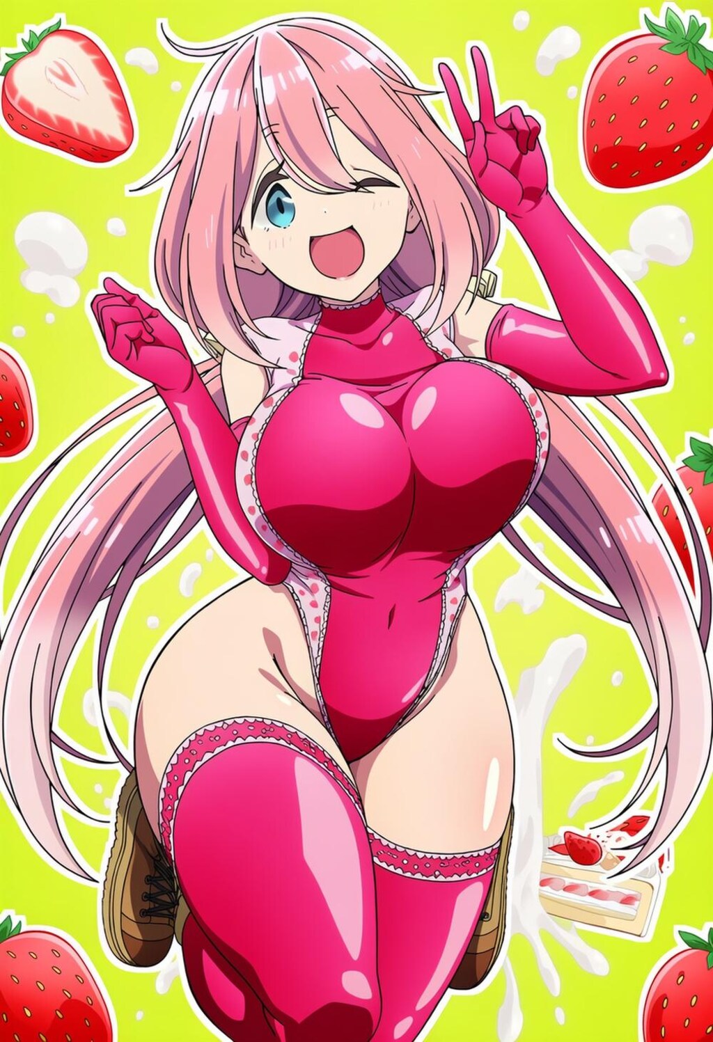 魔法少女コスプレいちご人妻