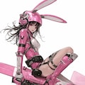 pink bunny paratroopers sci-fi mode 桃色兎耳空挺部隊 8枚目
