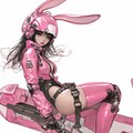 pink bunny paratroopers sci-fi mode 桃色兎耳空挺部隊 6枚目