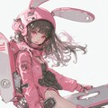 pink bunny paratroopers sci-fi mode 桃色兎耳空挺部隊 3枚目