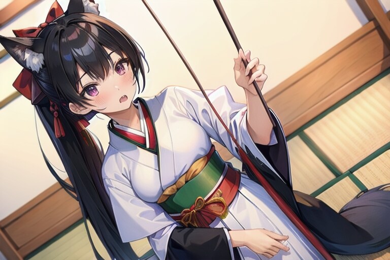 今日の弓道少女実験