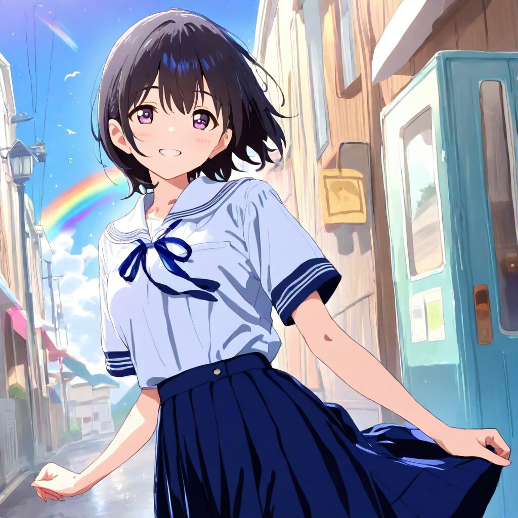 雨上がり | の人気AIイラスト・グラビア