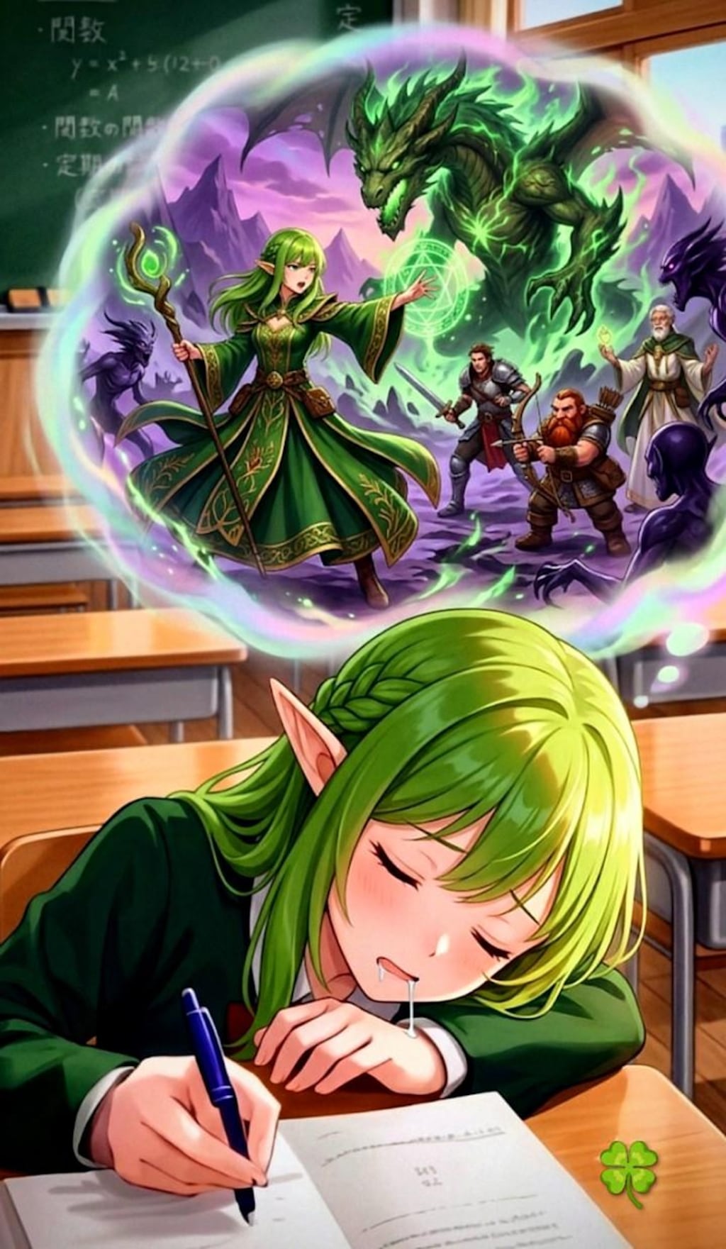 異世界･留学生エルフ達の夢　　　　　　　　　　　😴😪🤤