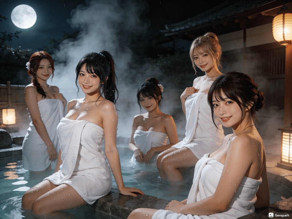 【露天風呂】グラビアアイドル(設定)