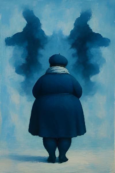 ミケぽちゃ女子の後ろ姿 | の人気AIイラスト・グラビア