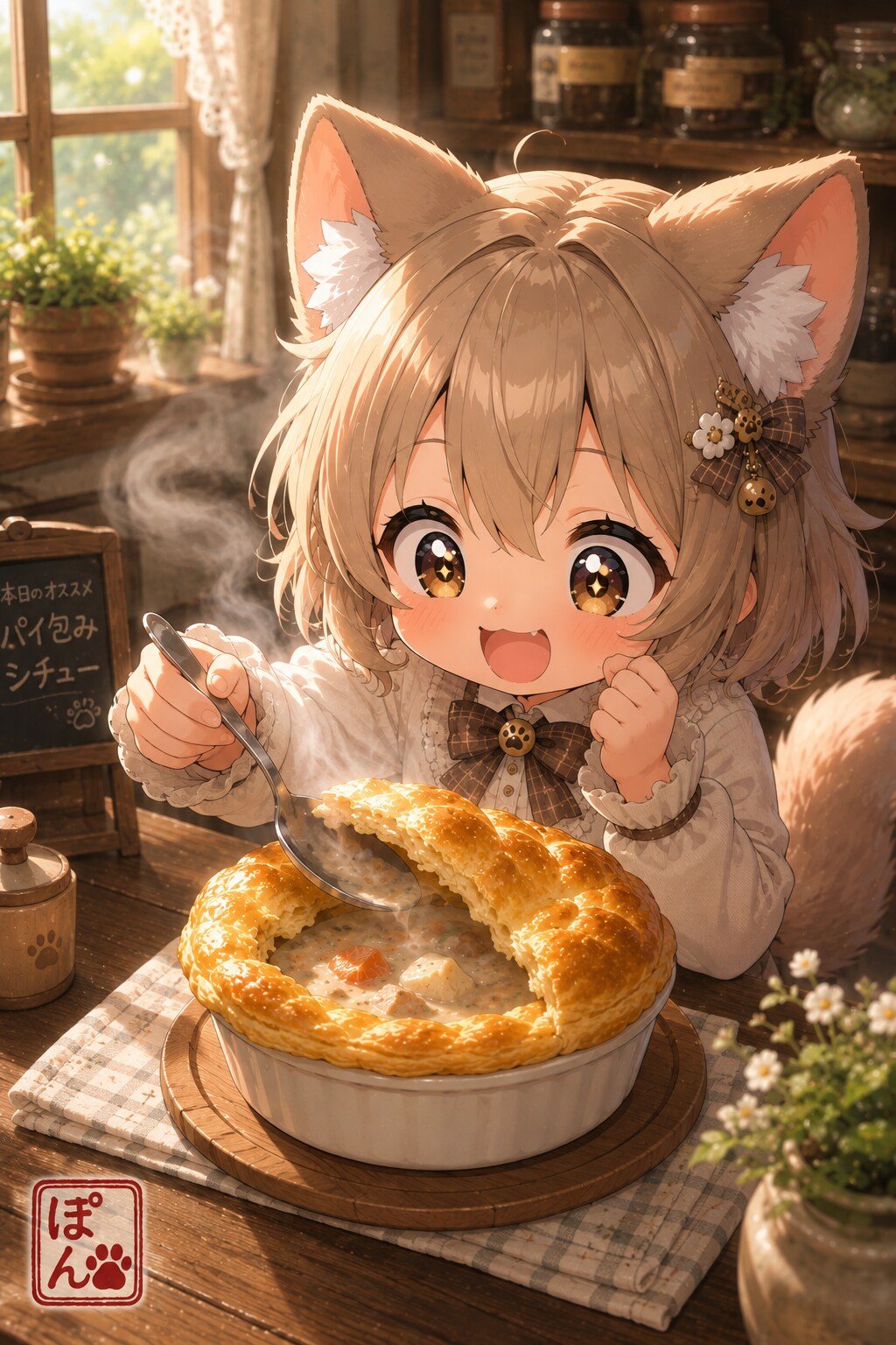 パイ包みシチュー | の人気AIイラスト・グラビア