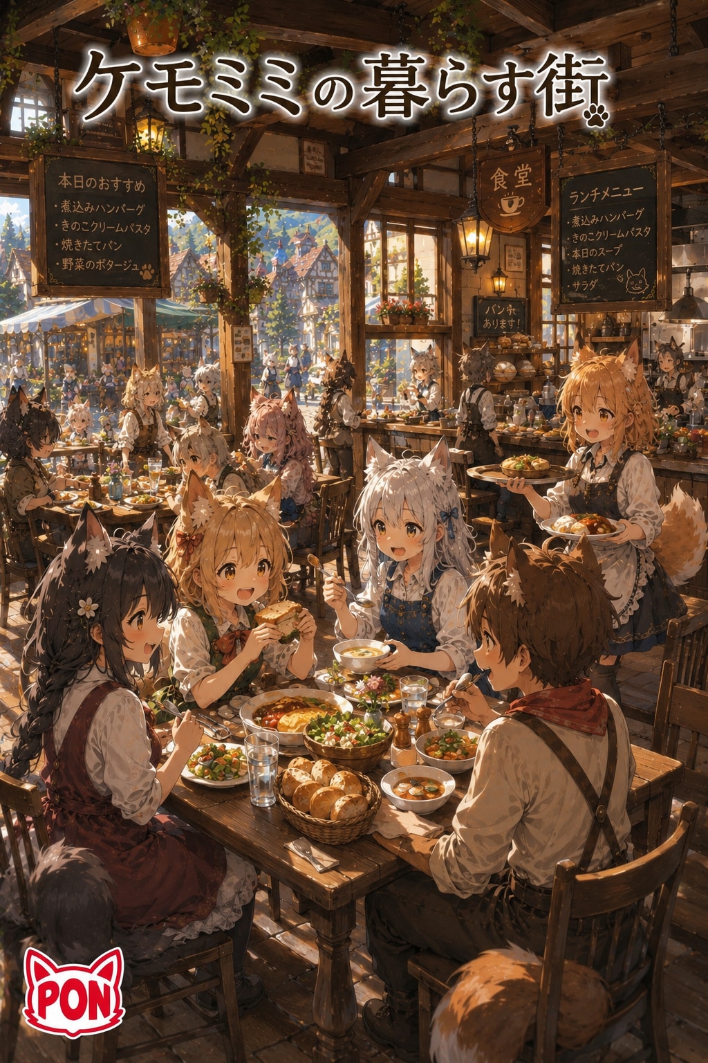 ケモミミの暮らす街