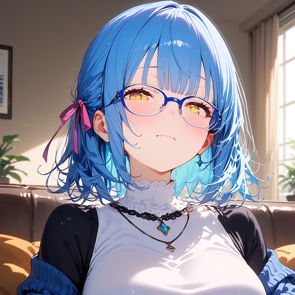 青髪ちゃん | の人気AIイラスト・グラビア