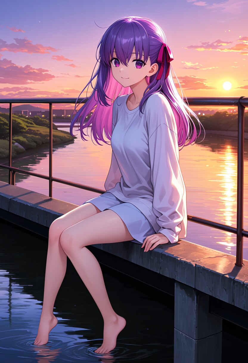 夕暮れの待ち合わせ