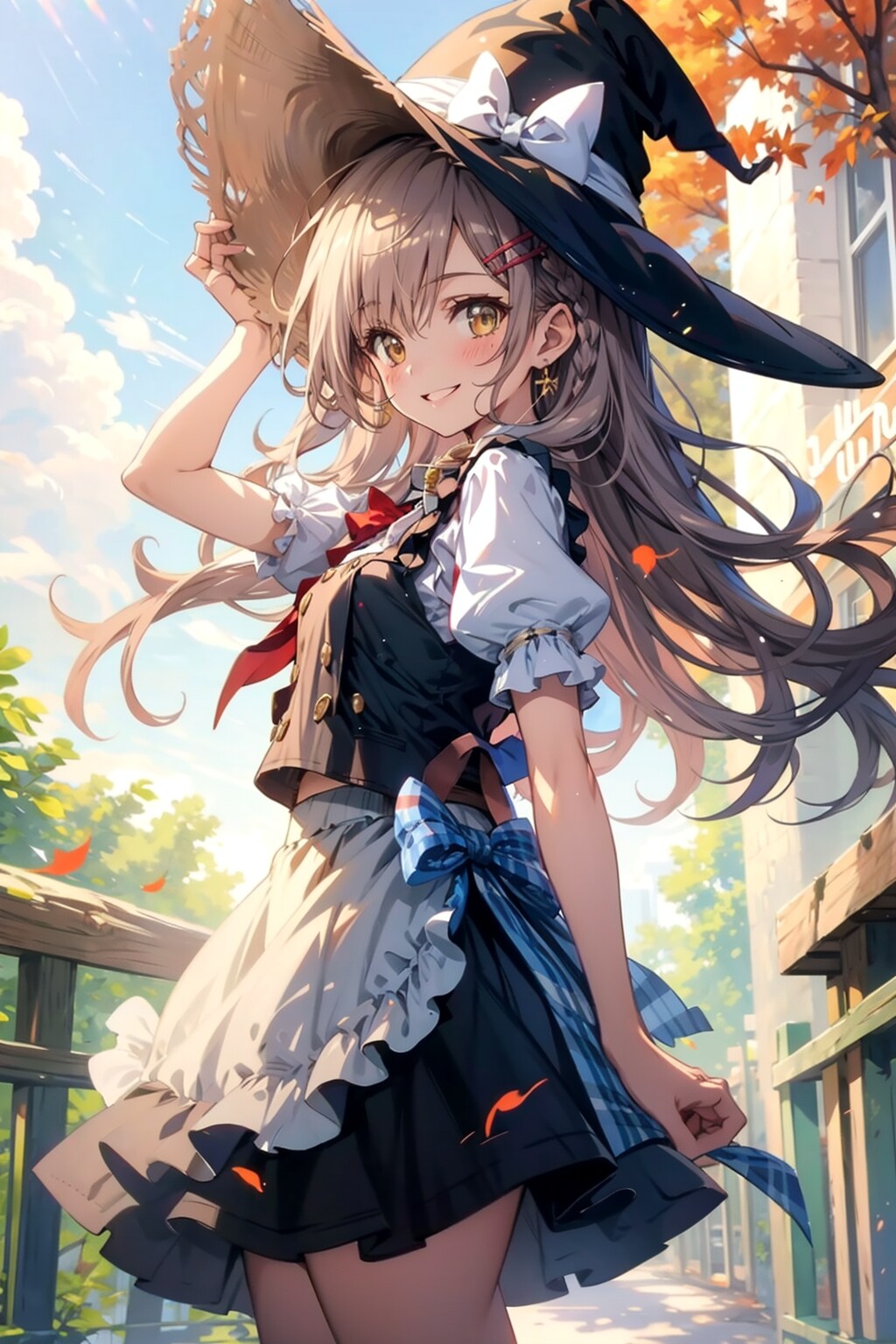 秋コーデ魔理沙
