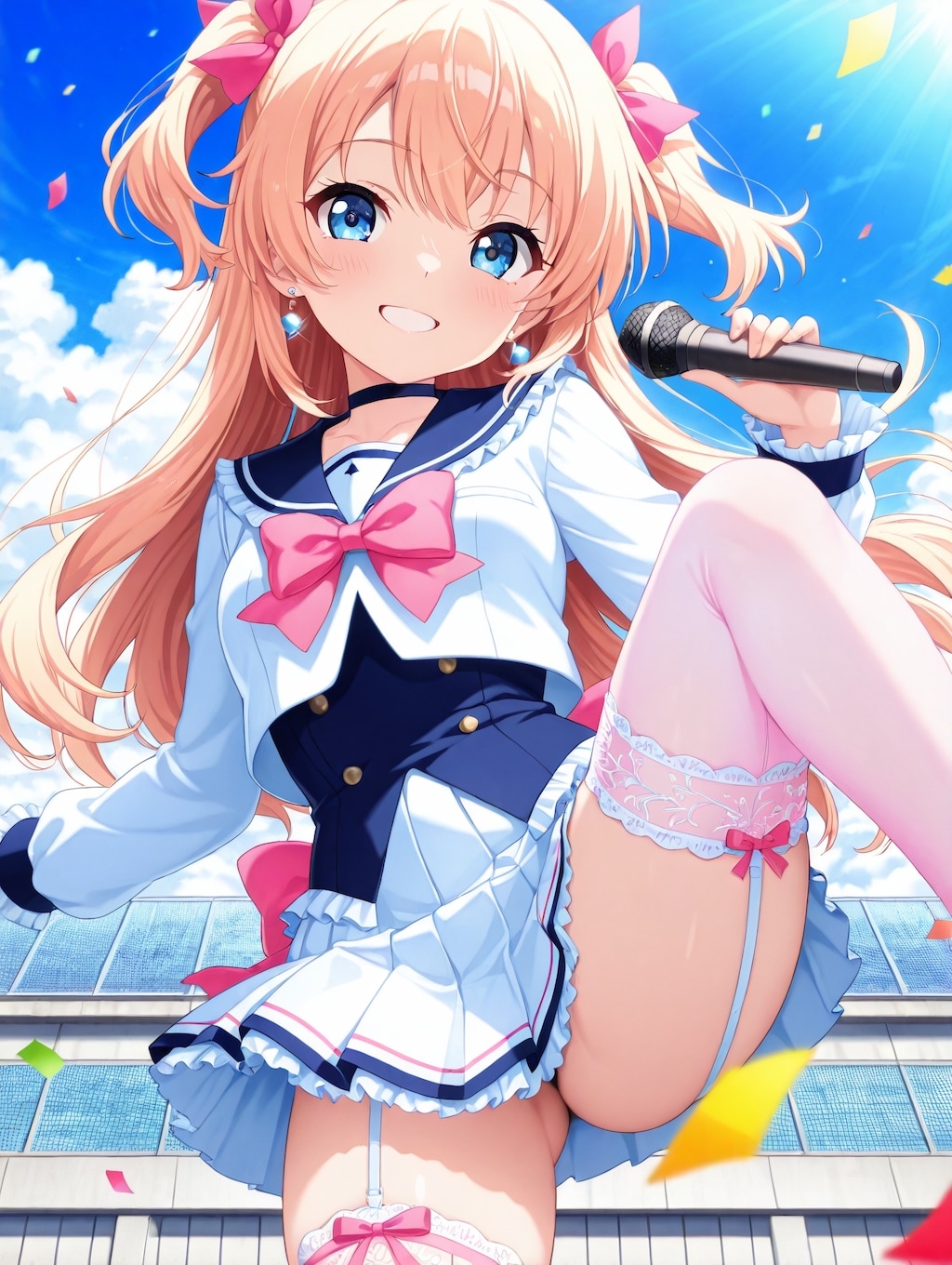 屋上の学園アイドル