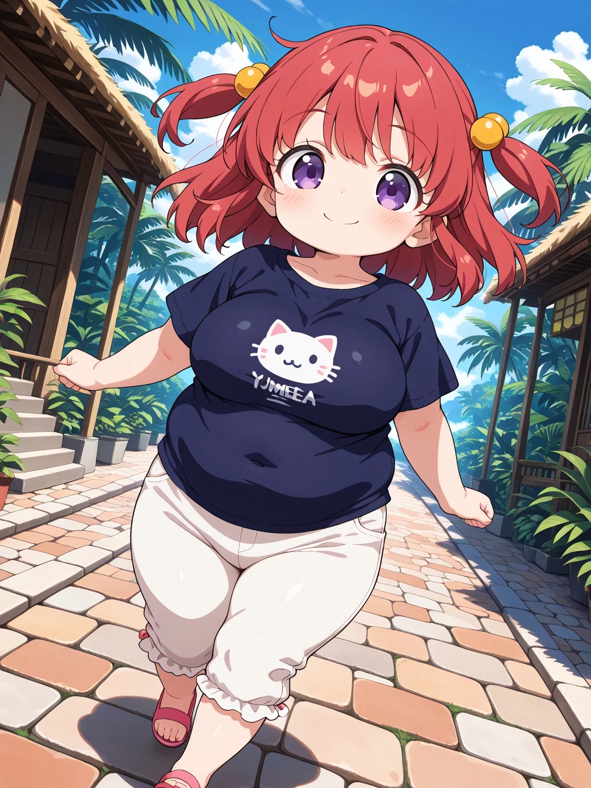 リゾート地のめぐみちゃん